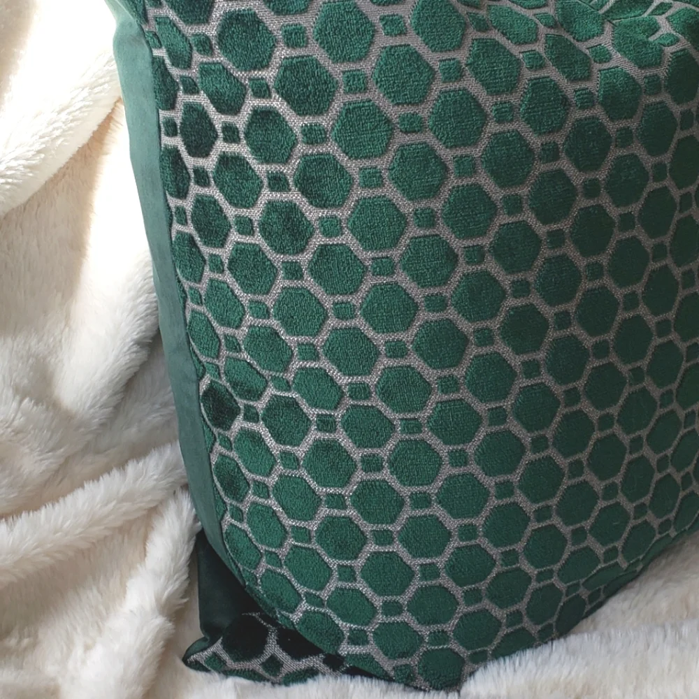 NWT Caldeira Luxury Belgian Velvet Fabric Oversized Pillow